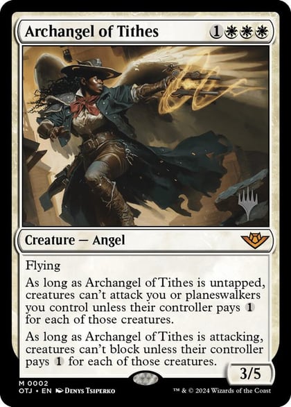 Archangel of Tithes, Promo Pack: Outlaws of Thunder Junction 2
