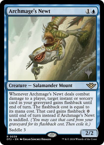 Archmage's Newt, Promo Pack: Outlaws of Thunder Junction 39