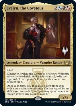 Evelyn, the Covetous, Promo Pack: Streets of New Capenna 184