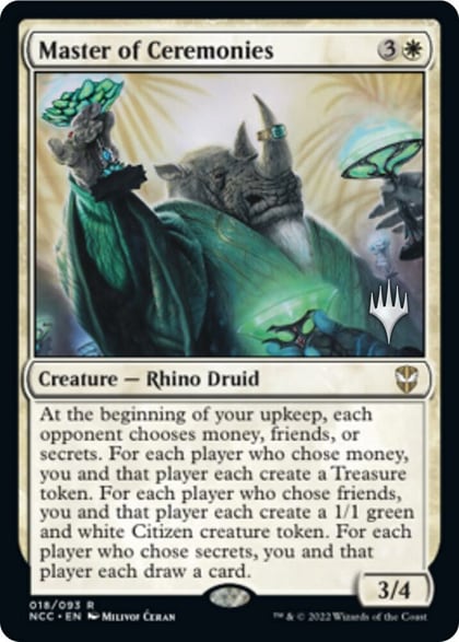 Master of Ceremonies, Promo Pack: Streets of New Capenna 18