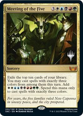 Meeting of the Five, Promo Pack: Streets of New Capenna 202