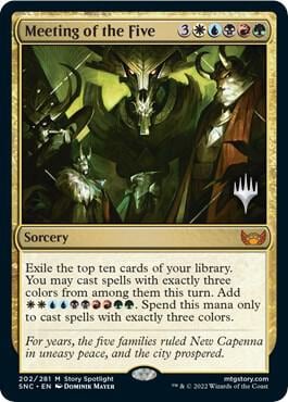 Meeting of the Five, Promo Pack: Streets of New Capenna 202