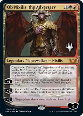 Ob Nixilis, the Adversary, Promo Pack: Streets of New Capenna 206