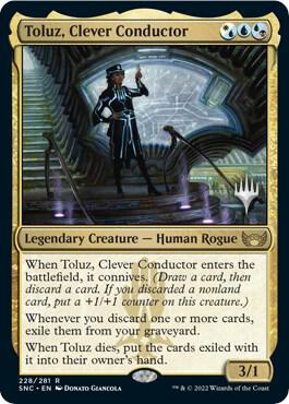 Toluz, Clever Conductor, Promo Pack: Streets of New Capenna 228