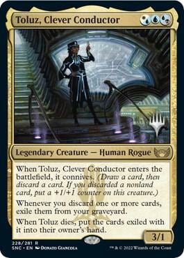 Toluz, Clever Conductor, Promo Pack: Streets of New Capenna 228