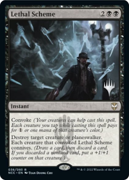 Lethal Scheme, Promo Pack: Streets of New Capenna 36