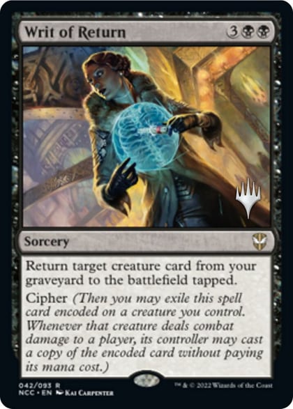 Writ of Return, Promo Pack: Streets of New Capenna 42