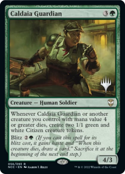 Caldaia Guardian, Promo Pack: Streets of New Capenna 56