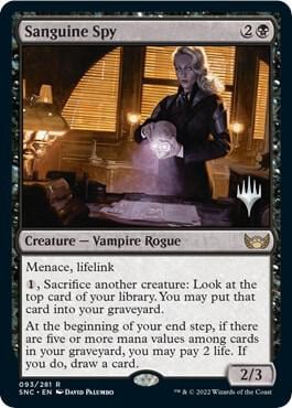 Sanguine Spy, Promo Pack: Streets of New Capenna 93