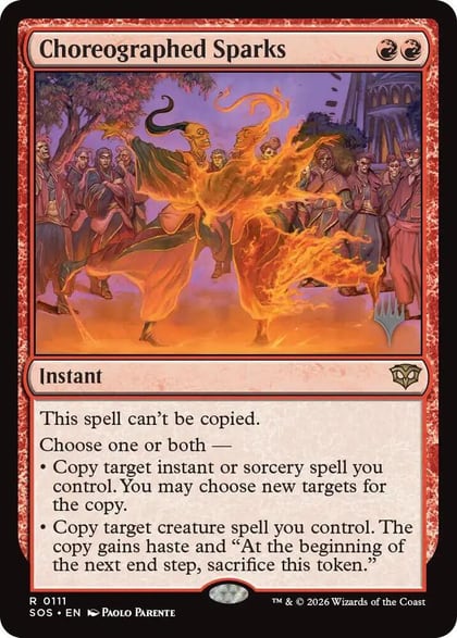 Choreographed Sparks, Promo Pack: Secrets of Strixhaven 111