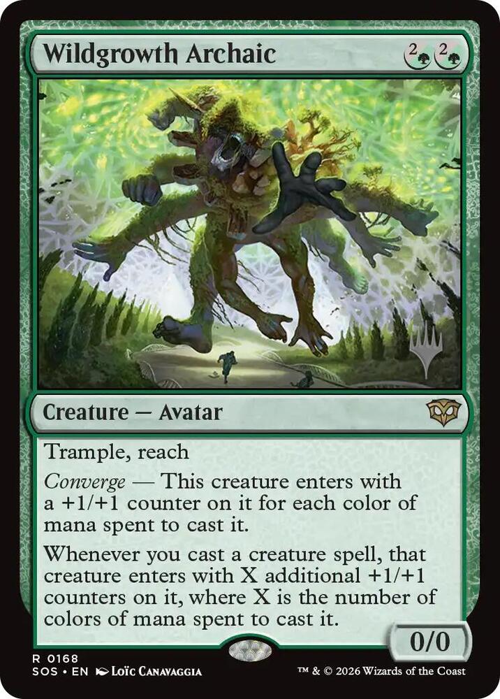 Wildgrowth Archaic, Promo Pack: Secrets of Strixhaven 168