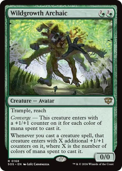 Wildgrowth Archaic, Promo Pack: Secrets of Strixhaven 168