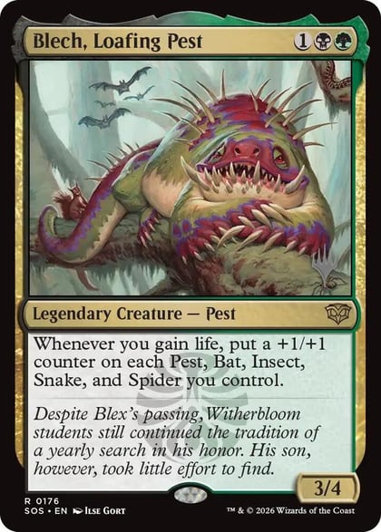 Blech, Loafing Pest, Promo Pack: Secrets of Strixhaven 176
