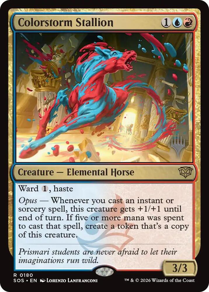 Colorstorm Stallion, Promo Pack: Secrets of Strixhaven 180