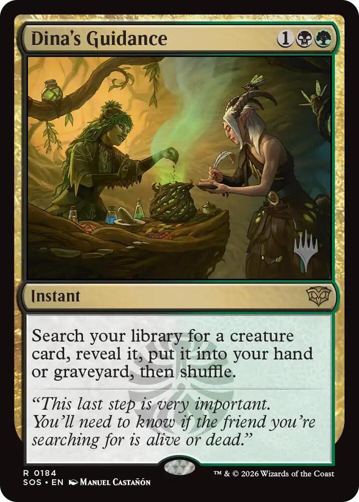 Dina's Guidance, Promo Pack: Secrets of Strixhaven 184