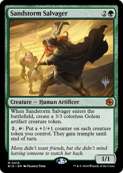 Sandstorm Salvager, Promo Pack: Secrets of Strixhaven 19
