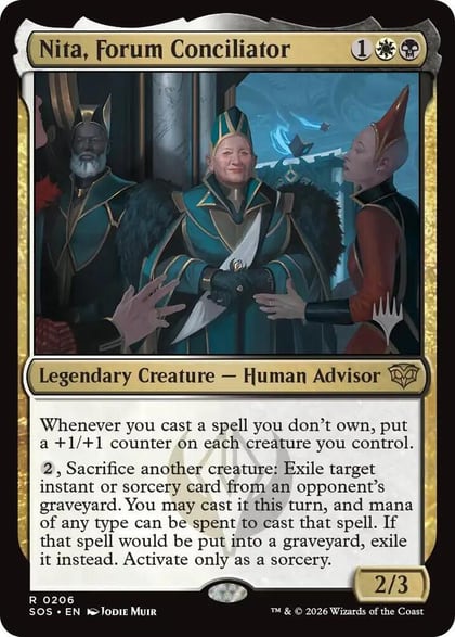 Nita, Forum Conciliator, Promo Pack: Secrets of Strixhaven 206