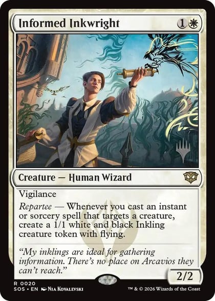 Informed Inkwright, Promo Pack: Secrets of Strixhaven 20