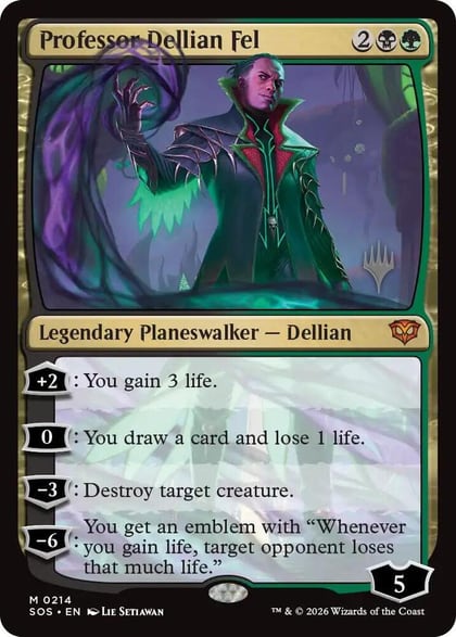 Professor Dellian Fel, Promo Pack: Secrets of Strixhaven 214