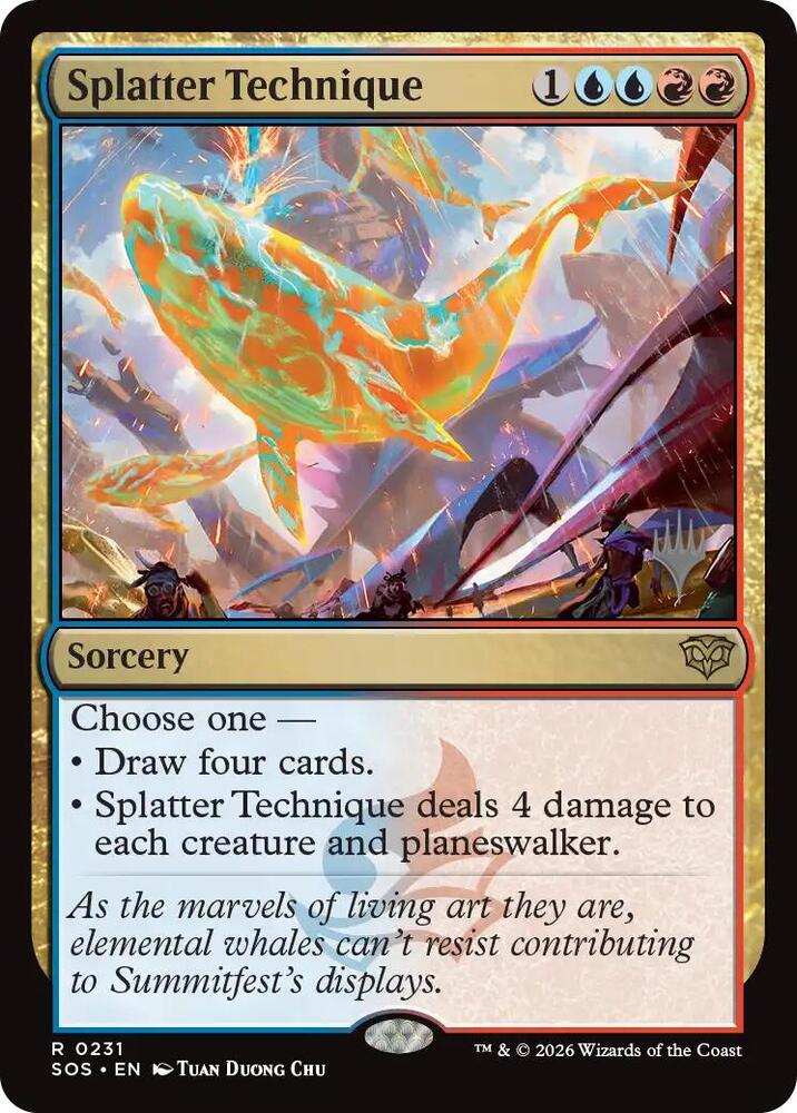Splatter Technique, Promo Pack: Secrets of Strixhaven 231