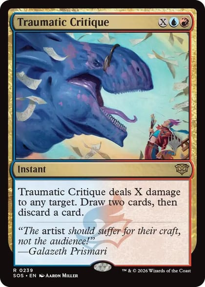 Traumatic Critique, Promo Pack: Secrets of Strixhaven 239