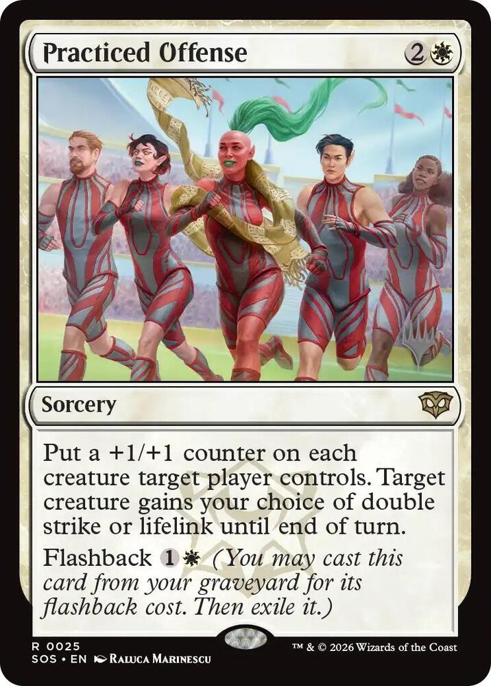 Practiced Offense, Promo Pack: Secrets of Strixhaven 25