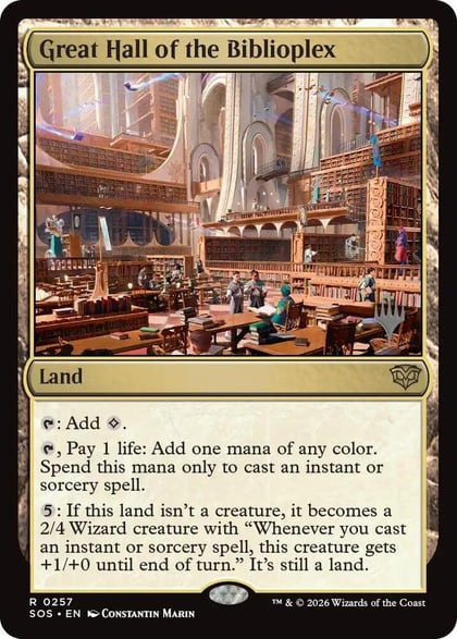 Great Hall of the Biblioplex, Promo Pack: Secrets of Strixhaven 257