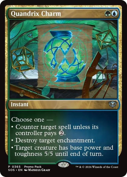 Quandrix Charm, Promo Pack: Secrets of Strixhaven 365
