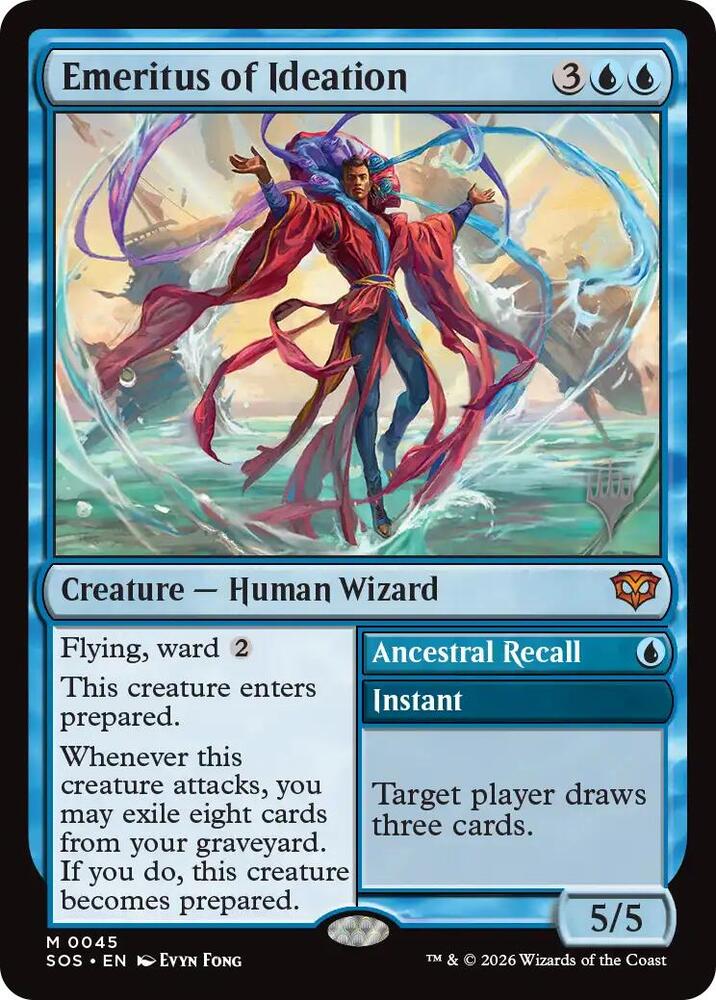 Emeritus of Ideation, Promo Pack: Secrets of Strixhaven 45