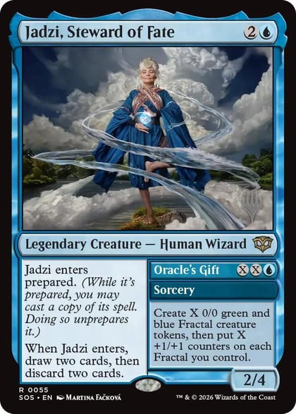Jadzi, Steward of Fate, Promo Pack: Secrets of Strixhaven 55