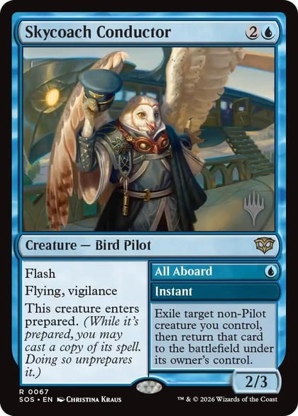 Skycoach Conductor, Promo Pack: Secrets of Strixhaven 67