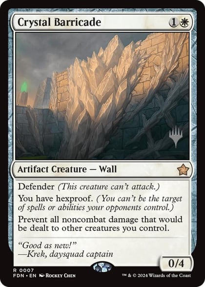 Crystal Barricade, Promo Pack: Secrets of Strixhaven 7