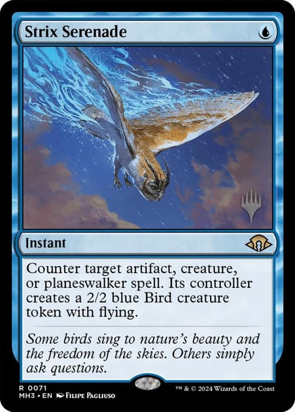 Strix Serenade, Promo Pack: Secrets of Strixhaven 71