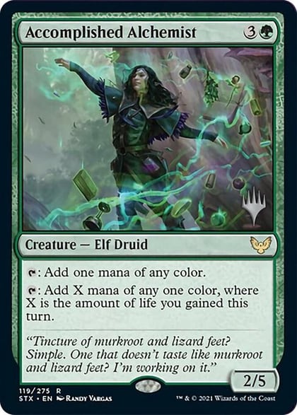 Accomplished Alchemist, Promo Pack: Strixhaven 119