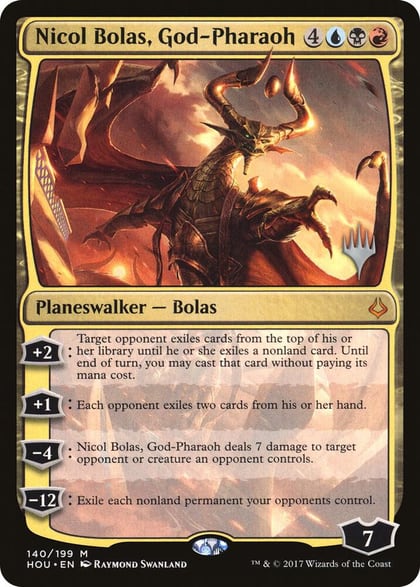 Nicol Bolas, God-Pharaoh, Promo Pack: Strixhaven 140