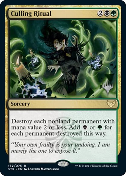 Culling Ritual, Promo Pack: Strixhaven 172