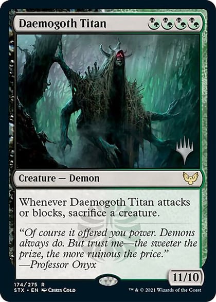 Daemogoth Titan, Promo Pack: Strixhaven 174