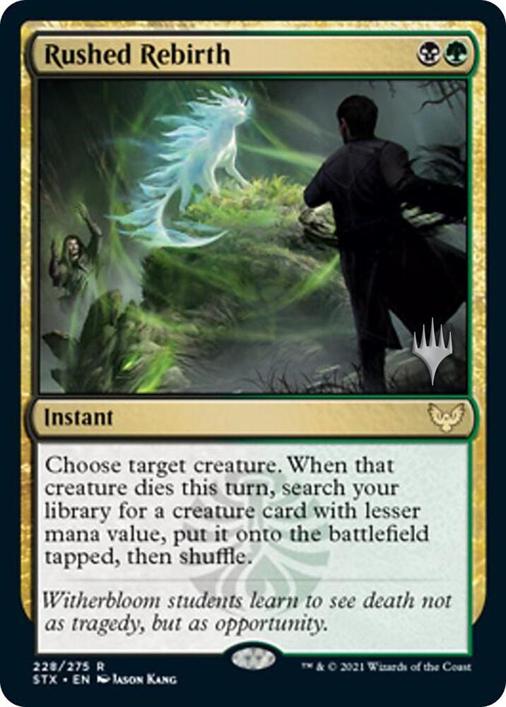 Rushed Rebirth, Promo Pack: Strixhaven 228
