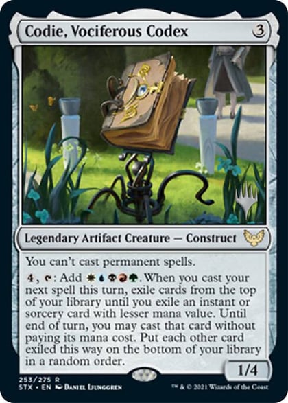 Codie, Vociferous Codex, Promo Pack: Strixhaven 253