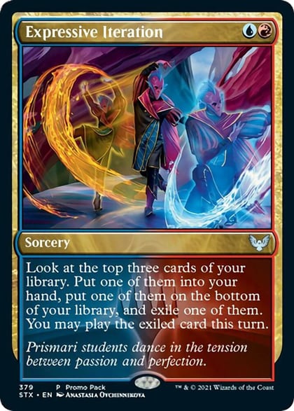 Expressive Iteration, Promo Pack: Strixhaven 379