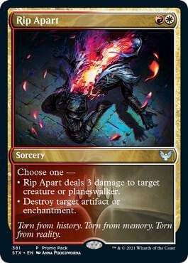 Rip Apart, Promo Pack: Strixhaven 381