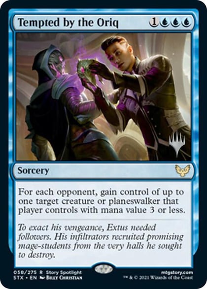 Tempted by the Oriq, Promo Pack: Strixhaven 58