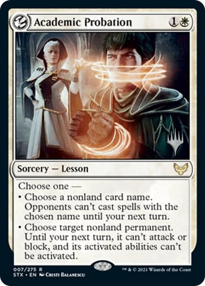 Academic Probation, Promo Pack: Strixhaven 7