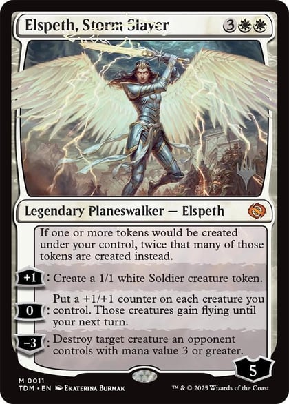 Elspeth, Storm Slayer, Promo Pack: Tarkir: Dragonstorm 11