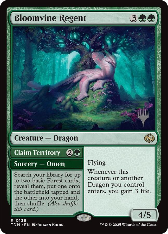 Bloomvine Regent, Promo Pack: Tarkir: Dragonstorm 136