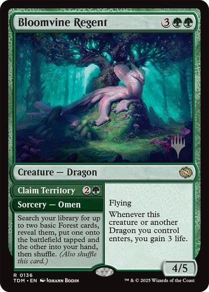 Bloomvine Regent, Promo Pack: Tarkir: Dragonstorm 136