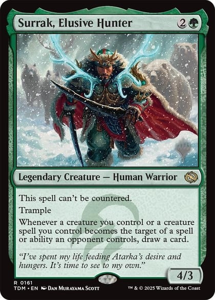 Surrak, Elusive Hunter, Promo Pack: Tarkir: Dragonstorm 161