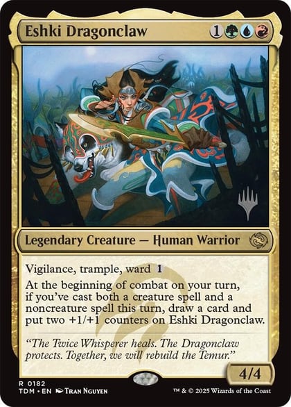 Eshki Dragonclaw, Promo Pack: Tarkir: Dragonstorm 182