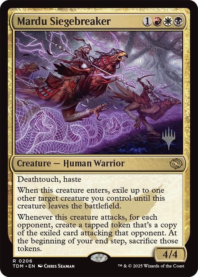 Mardu Siegebreaker, Promo Pack: Tarkir: Dragonstorm 206