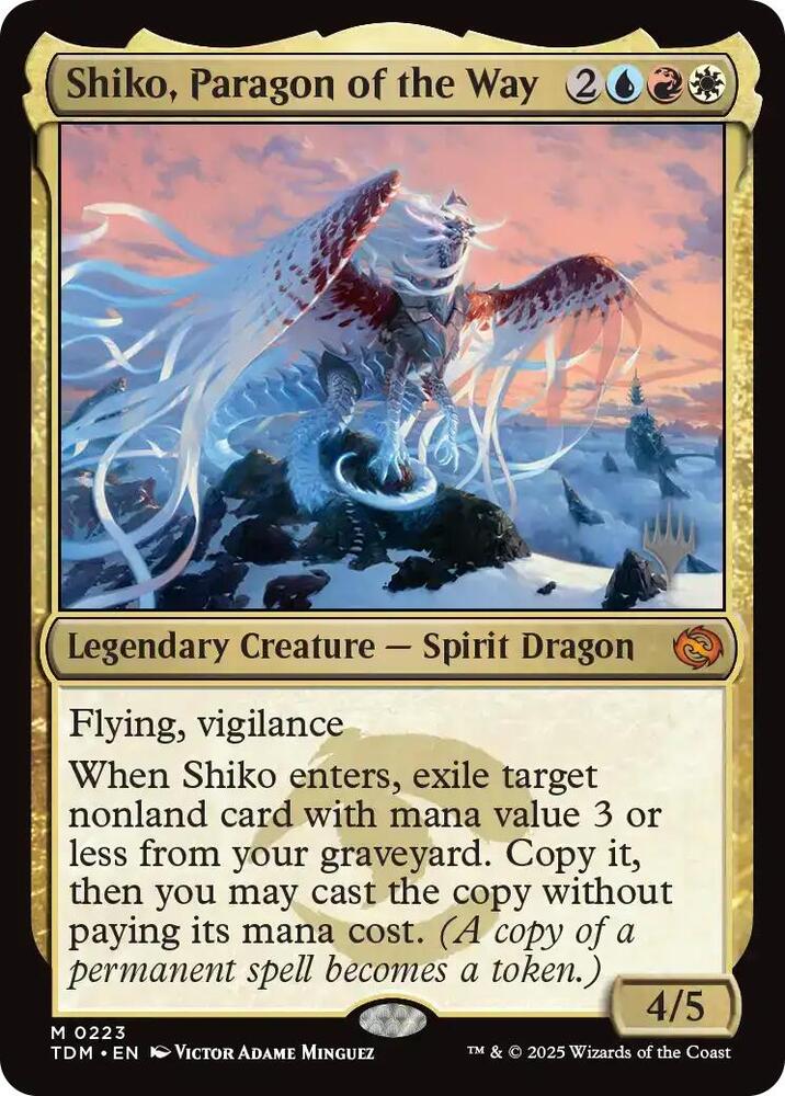 Shiko, Paragon of the Way, Promo Pack: Tarkir: Dragonstorm 223